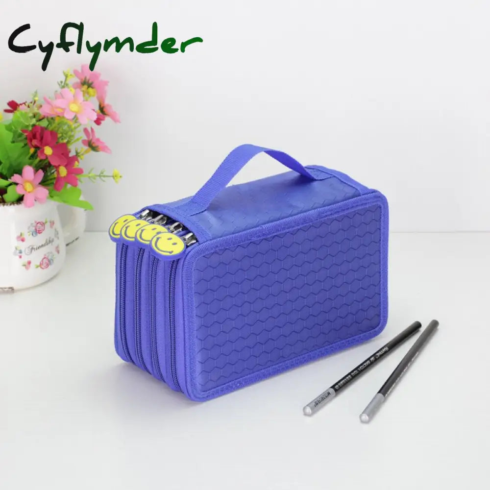 Cyflymder Office School Pencil Case Big 36/48/72 Slots Penal For Girls Boys Pen Box Large Storage