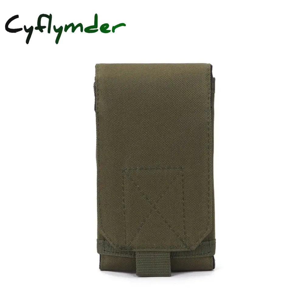 Cyflymder Outdoor Camouflage Bag Tactical Army Phone Holder Sport Waist Belt Case Waterproof Nylon