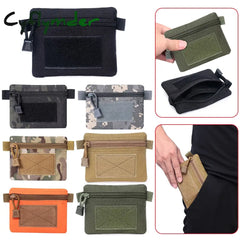 Cyflymder Outdoor Edc Molle Pouch Wallet Waterproof Portable Travel Zipper Waist Bag For Camping