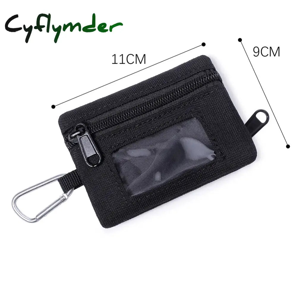 Cyflymder Outdoor Edc Molle Pouch Wallet Waterproof Portable Travel Zipper Waist Bag For Camping