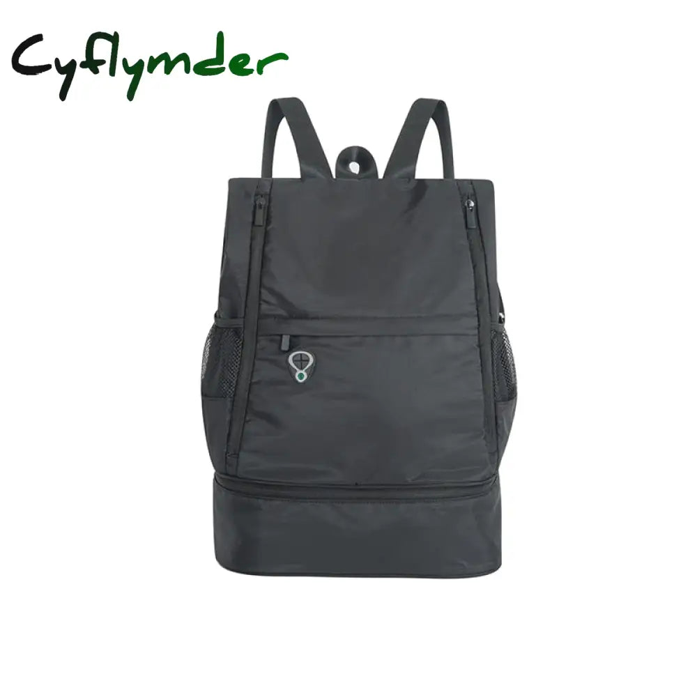 Cyflymder Outdoor Gym Backpack Dry Wet Seperation Bag Swimming Fitness Bags For Women With Shoes