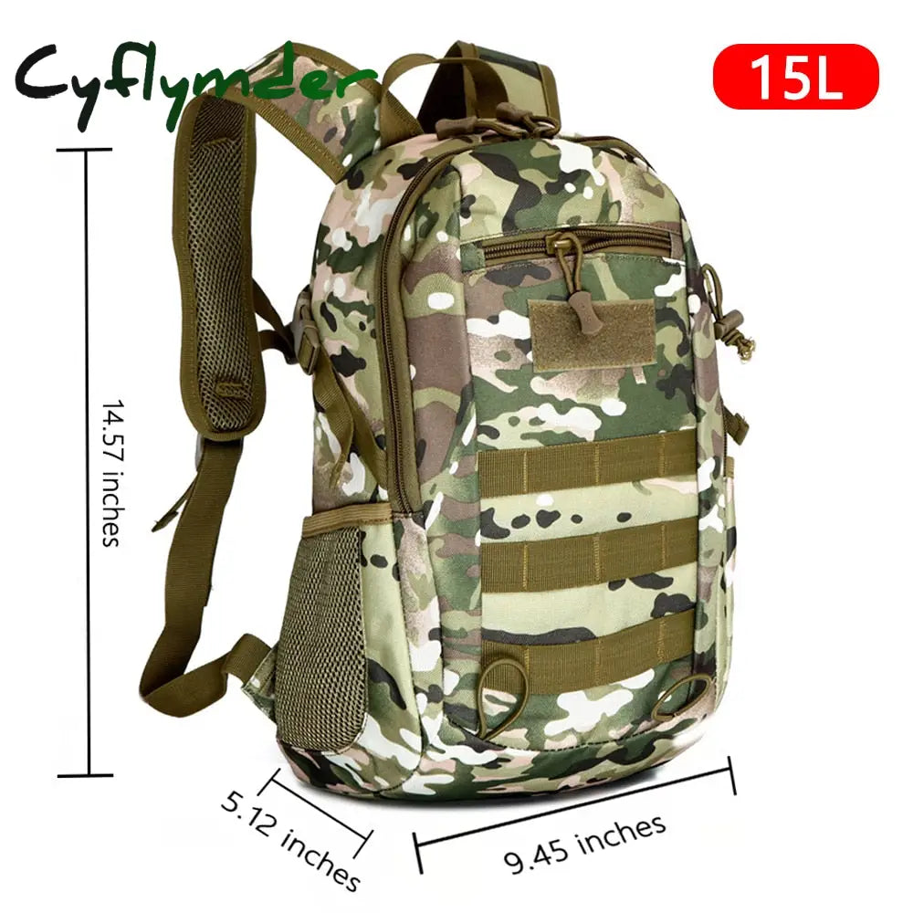 Cyflymder Outdoor Tactical Backpack Military Rucksacks Men 15L 20L Waterproof Sport Travel