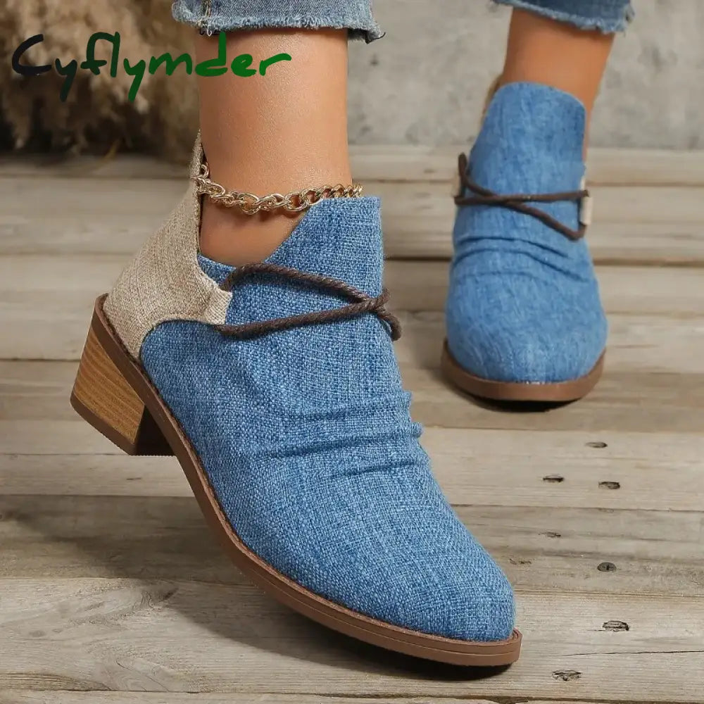 Cyflymder outfit inspo winter New Design Leopard Print Women’s Boots Autumn Winter Pointed Toe Chelsea Boots Low Heel