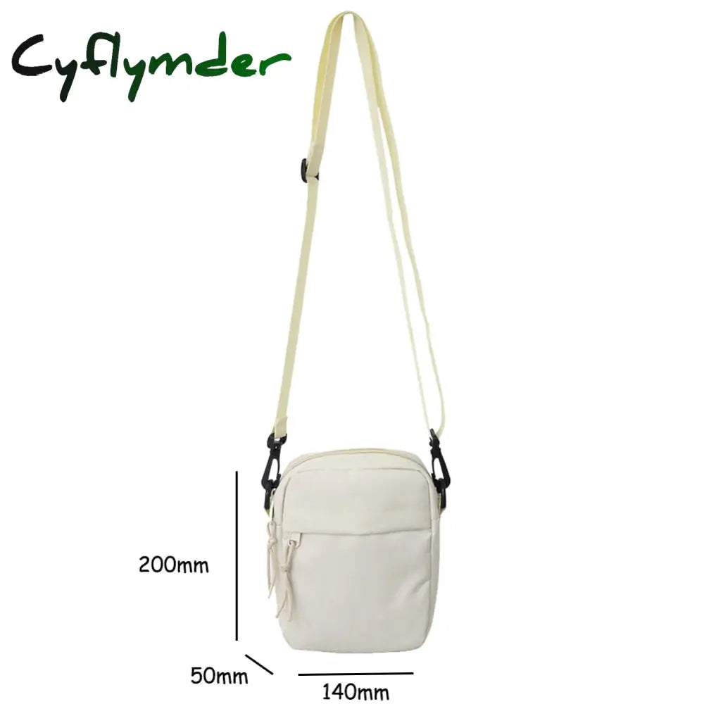 Cyflymder Oxford Women’s Crossbody Bags Small Shoulder Handbags For Men Korean Solid Color