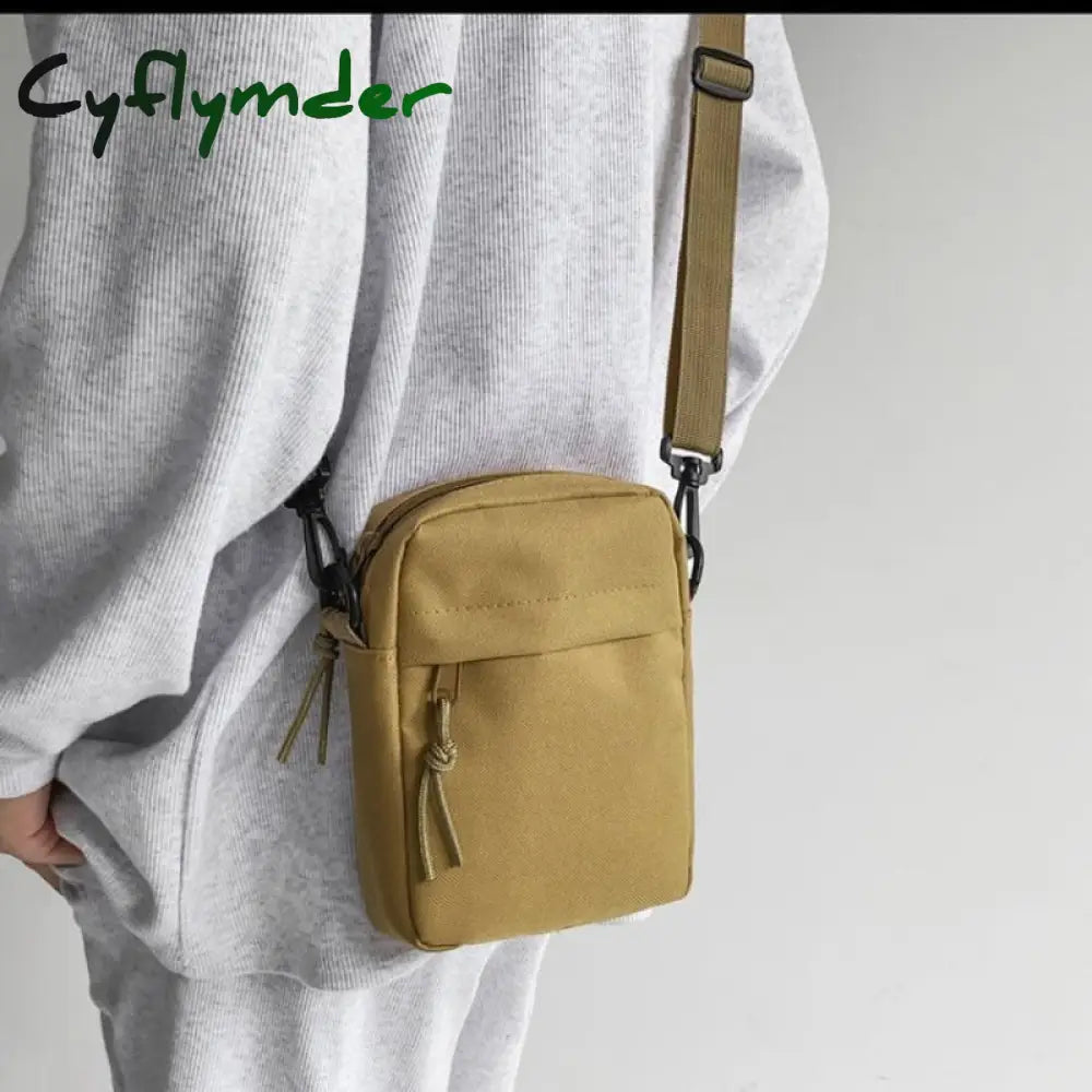 Cyflymder Oxford Women’s Crossbody Bags Small Shoulder Handbags For Men Korean Solid Color