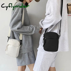 Cyflymder Oxford Women’s Crossbody Bags Small Shoulder Handbags For Men Korean Solid Color