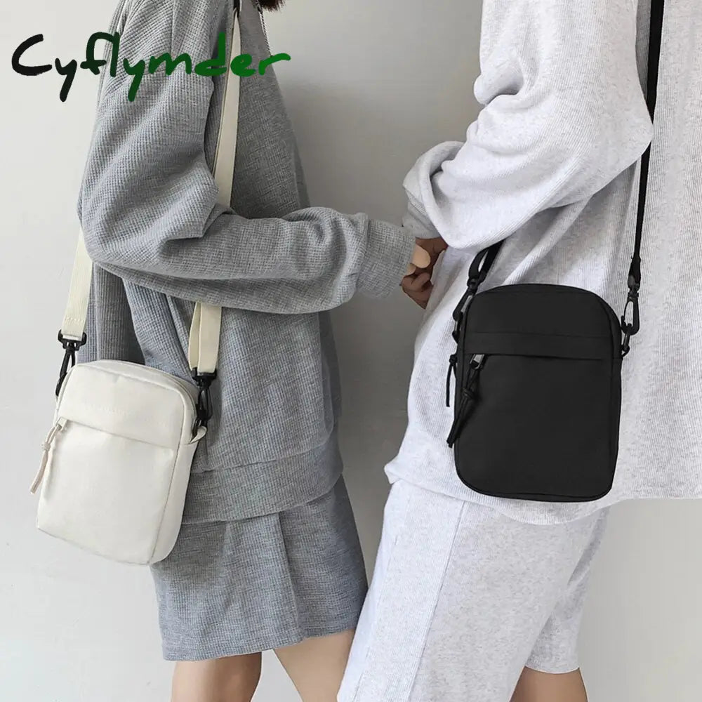 Cyflymder Oxford Women’s Crossbody Bags Small Shoulder Handbags For Men Korean Solid Color