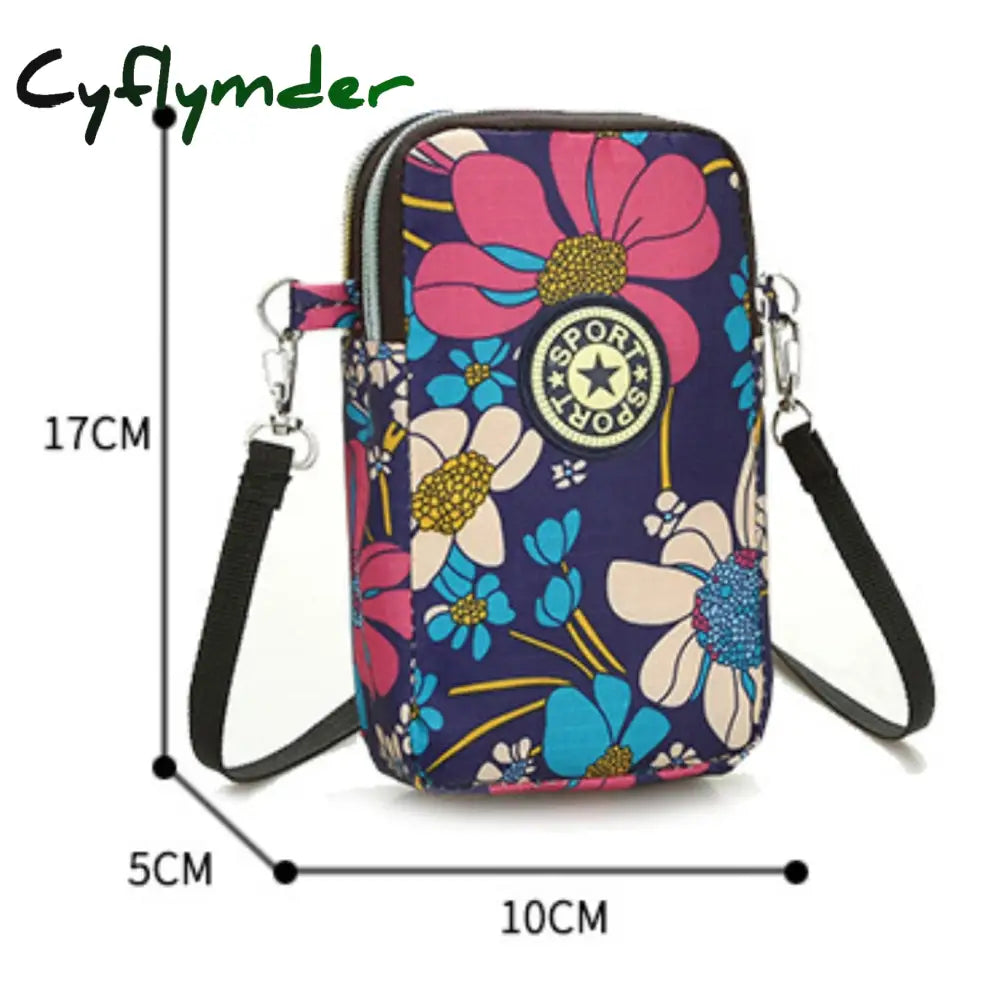 Cyflymder Oxford Women’s Crossbody Bags Small Shoulder Handbags For Men Korean Solid Color