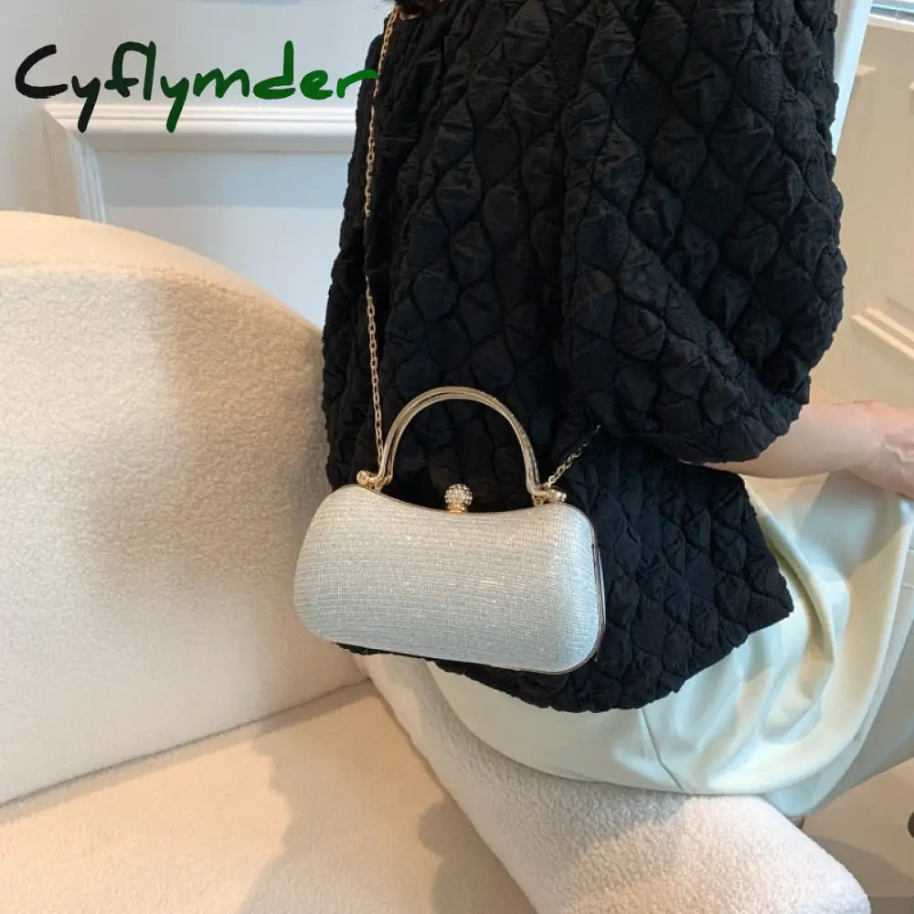 Cyflymder Party Diamond Clutch Purse Luxury For Women Wedding Women’s Purses Lady’s Bag Chain