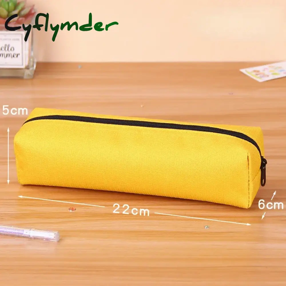 Cyflymder Pencil Case Durable Pen Case Kawaii Stationery Large Capacity Pencilcase Trousse School Supplies Pencil Pouch