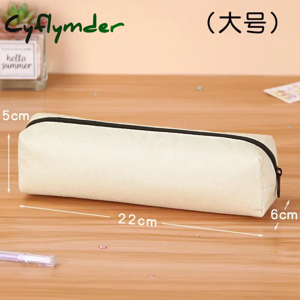Cyflymder Pencil Case Durable Pen Case Kawaii Stationery Large Capacity Pencilcase Trousse School Supplies Pencil Pouch