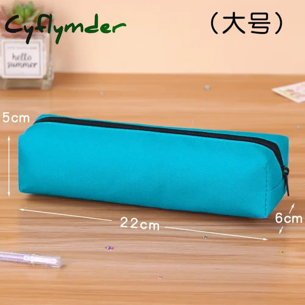 Cyflymder Pencil Case Durable Pen Case Kawaii Stationery Large Capacity Pencilcase Trousse School Supplies Pencil Pouch