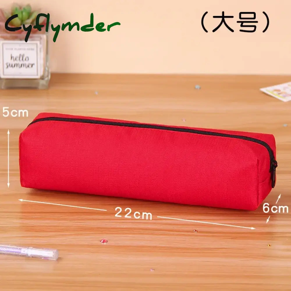 Cyflymder Pencil Case Durable Pen Case Kawaii Stationery Large Capacity Pencilcase Trousse School Supplies Pencil Pouch