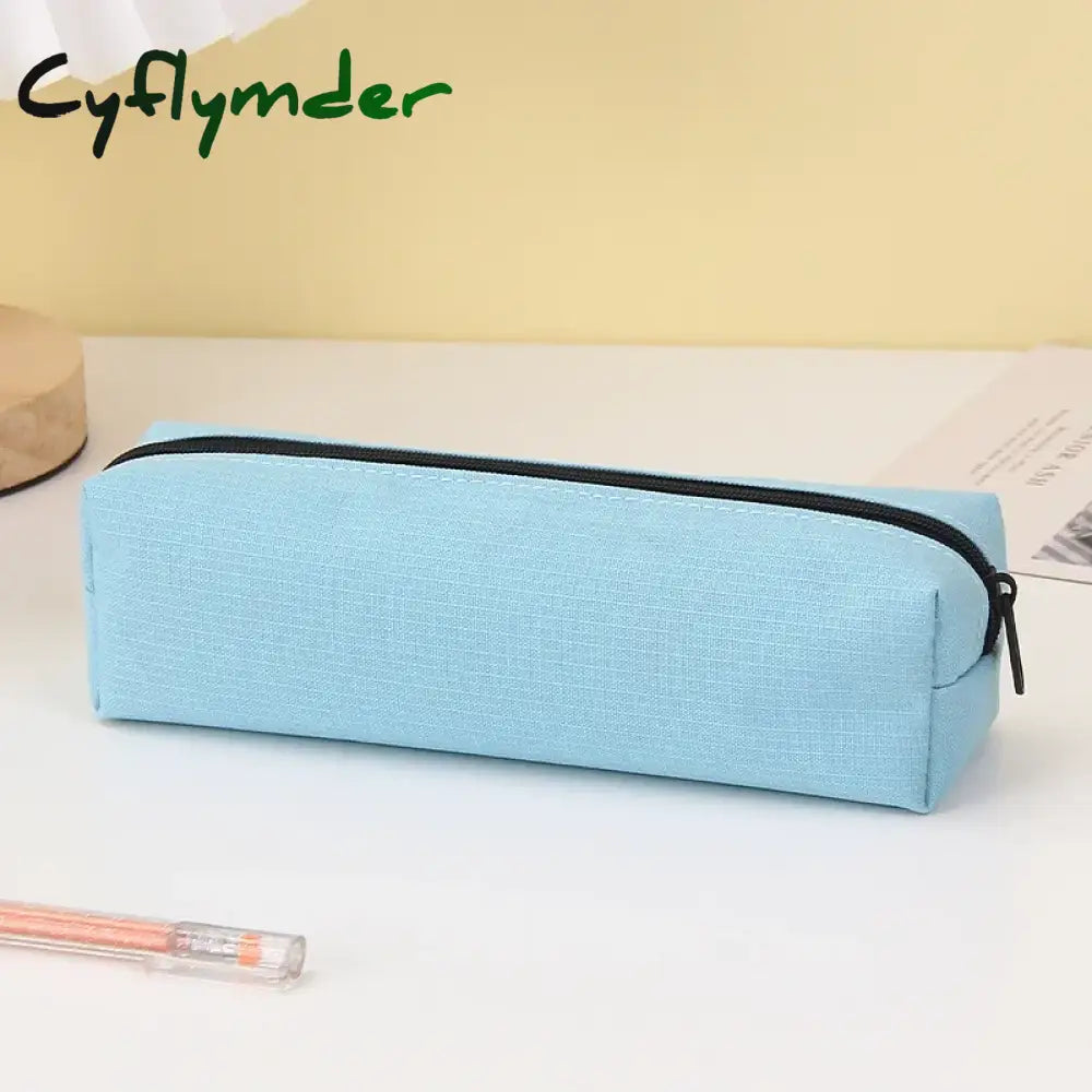 Cyflymder Pencil Case Durable Pen Case Kawaii Stationery Large Capacity Pencilcase Trousse School Supplies Pencil Pouch