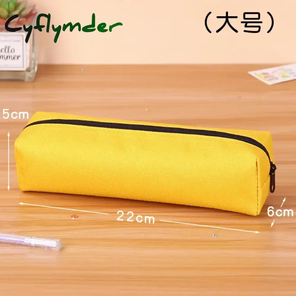 Cyflymder Pencil Case Durable Pen Case Kawaii Stationery Large Capacity Pencilcase Trousse School Supplies Pencil Pouch