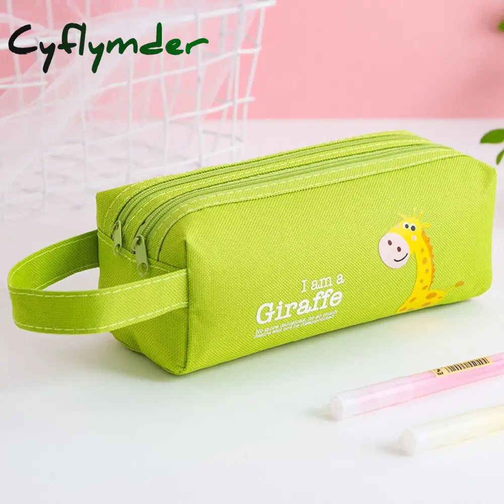 Cyflymder Pencil Case Kawaii Korean Stationery Pouch Large Capacity Bag Astuccio Estojo Escolar