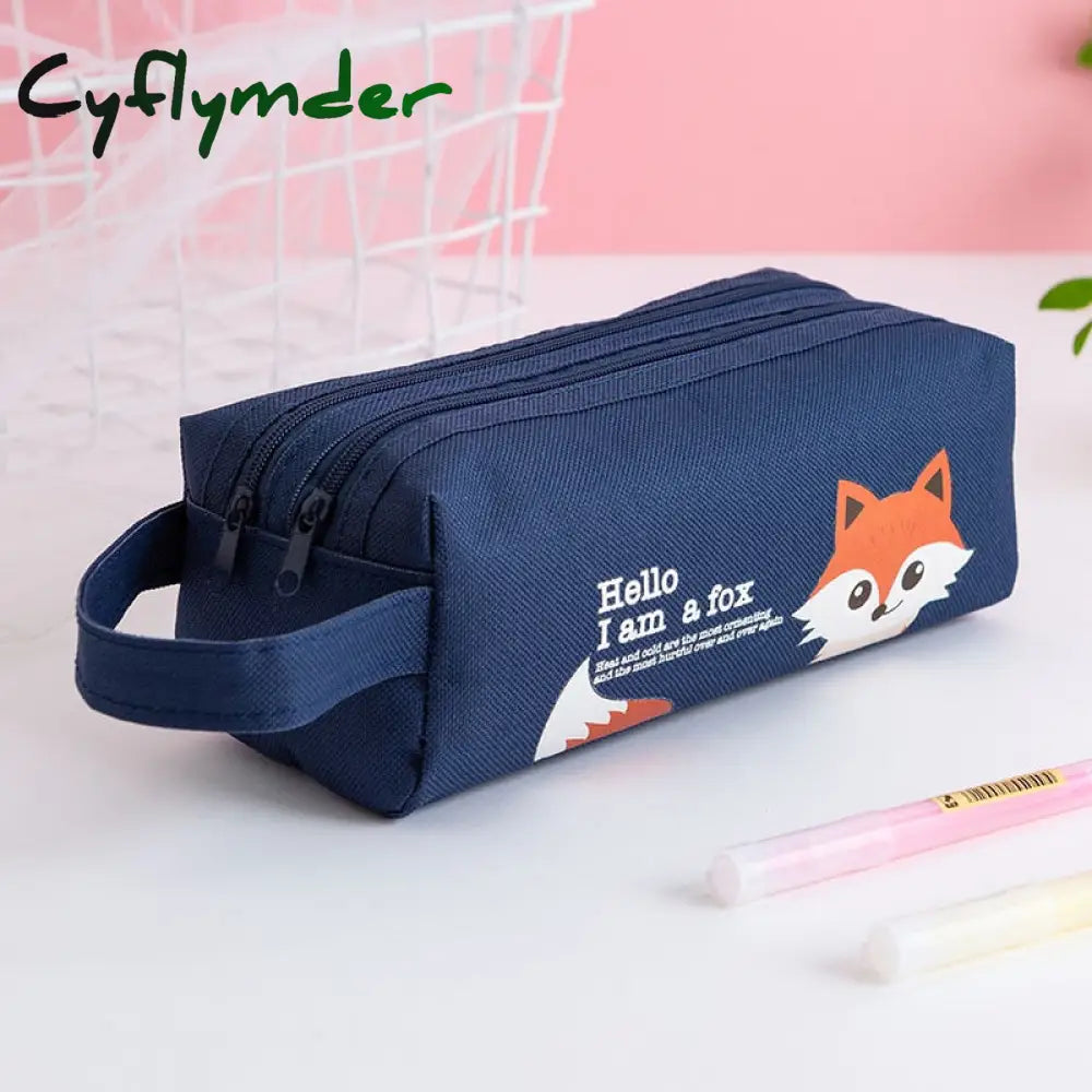 Cyflymder Pencil Case Kawaii Korean Stationery Pouch Large Capacity Bag Astuccio Estojo Escolar