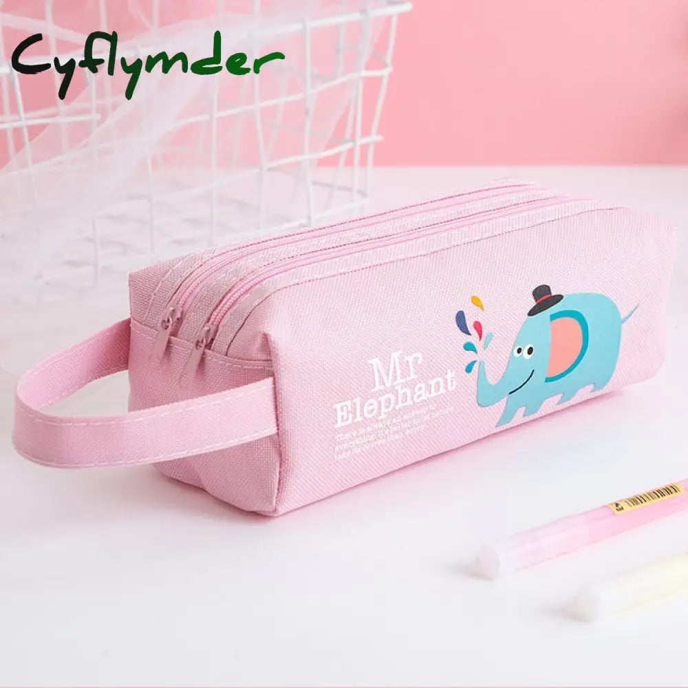 Cyflymder Pencil Case Kawaii Korean Stationery Pouch Large Capacity Bag Astuccio Estojo Escolar