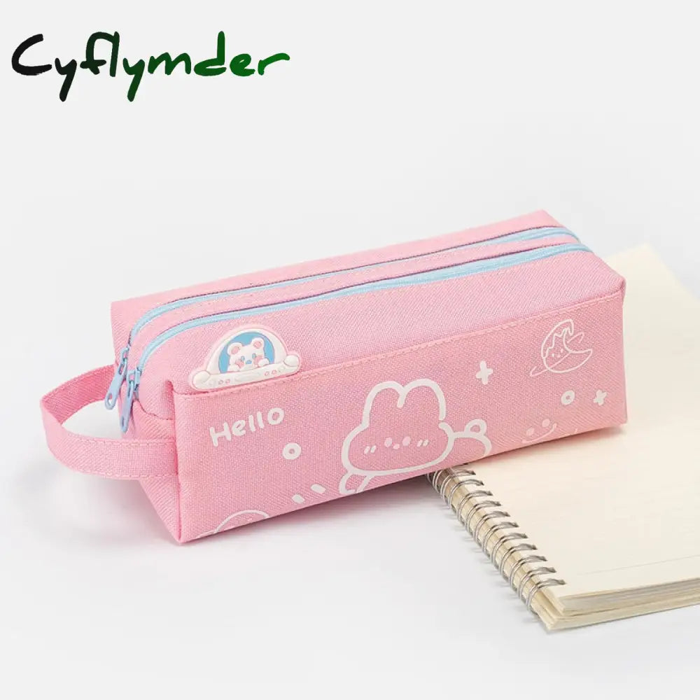 Cyflymder Pencil Case Kawaii Korean Stationery Pouch Large Capacity Bag Astuccio Estojo Escolar