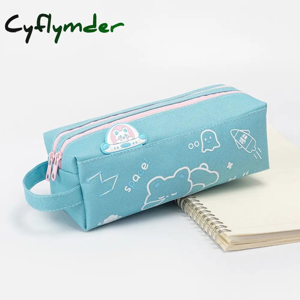 Cyflymder Pencil Case Kawaii Korean Stationery Pouch Large Capacity Bag Astuccio Estojo Escolar