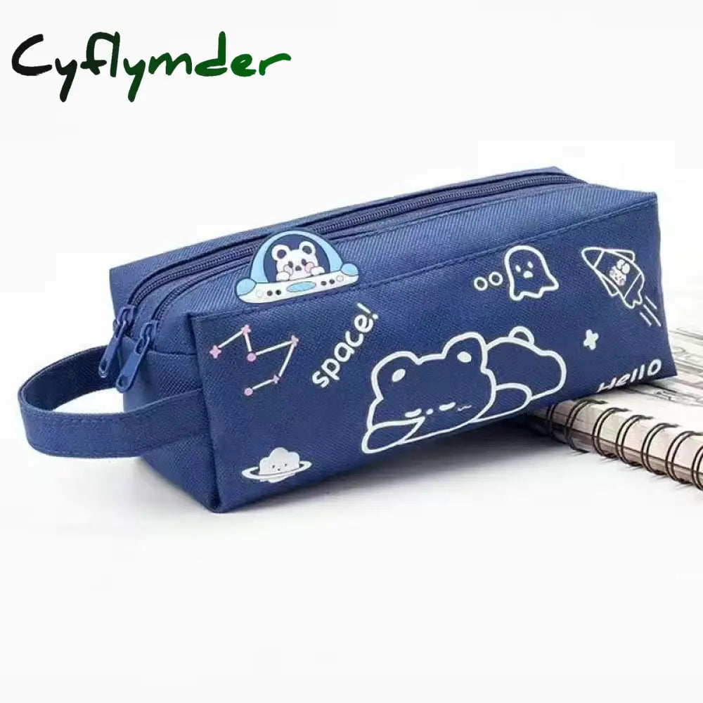 Cyflymder Pencil Case Kawaii Korean Stationery Pouch Large Capacity Bag Astuccio Estojo Escolar