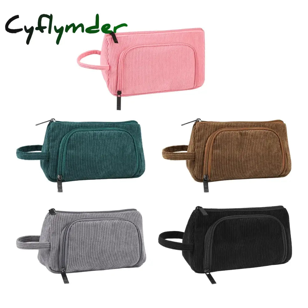 Cyflymder Pencil Cases Large Capacity Bag Pouch Holder Box For Girls Office Student Stationery