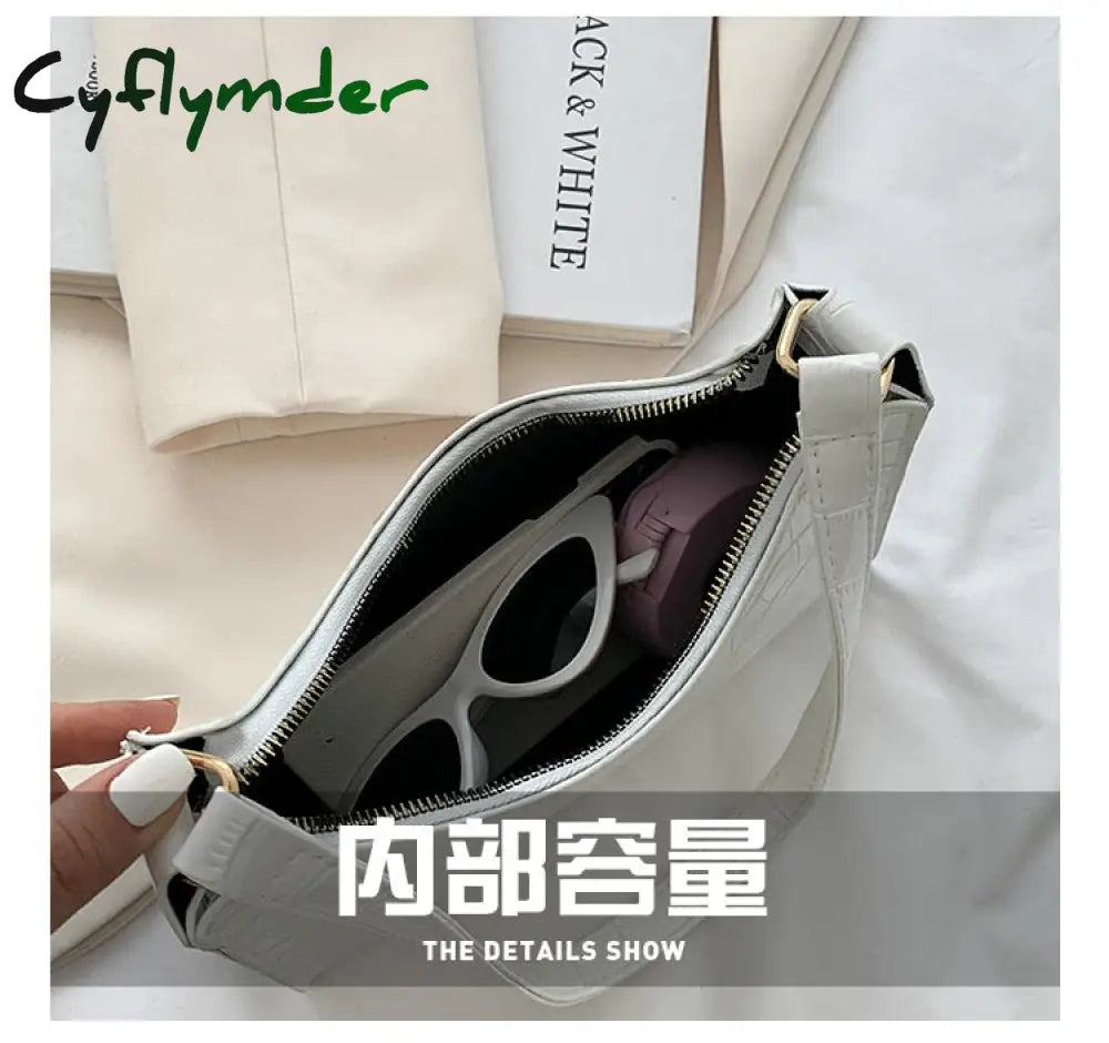 Cyflymder Pleated Cloud Handlebags For Women Shoulder Bags Leisure Armpit Bag Shopping New Trend