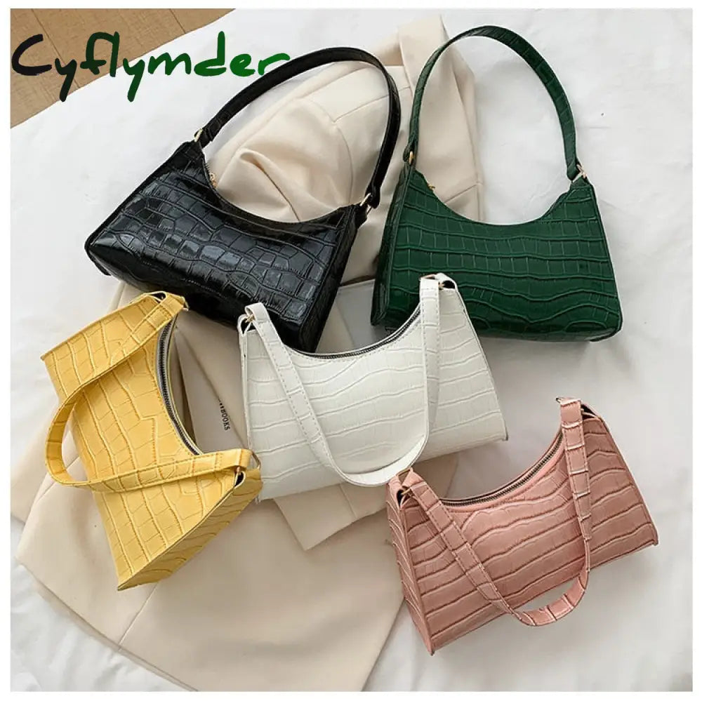 Cyflymder Pleated Cloud Handlebags For Women Shoulder Bags Leisure Armpit Bag Shopping New Trend