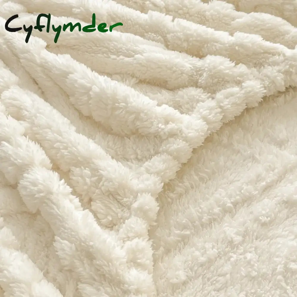 Cyflymder Plush Mattress Cover for Bed,stretch Soft Material Fitted Sheet Keep Warm,dust Protector,machine Washable