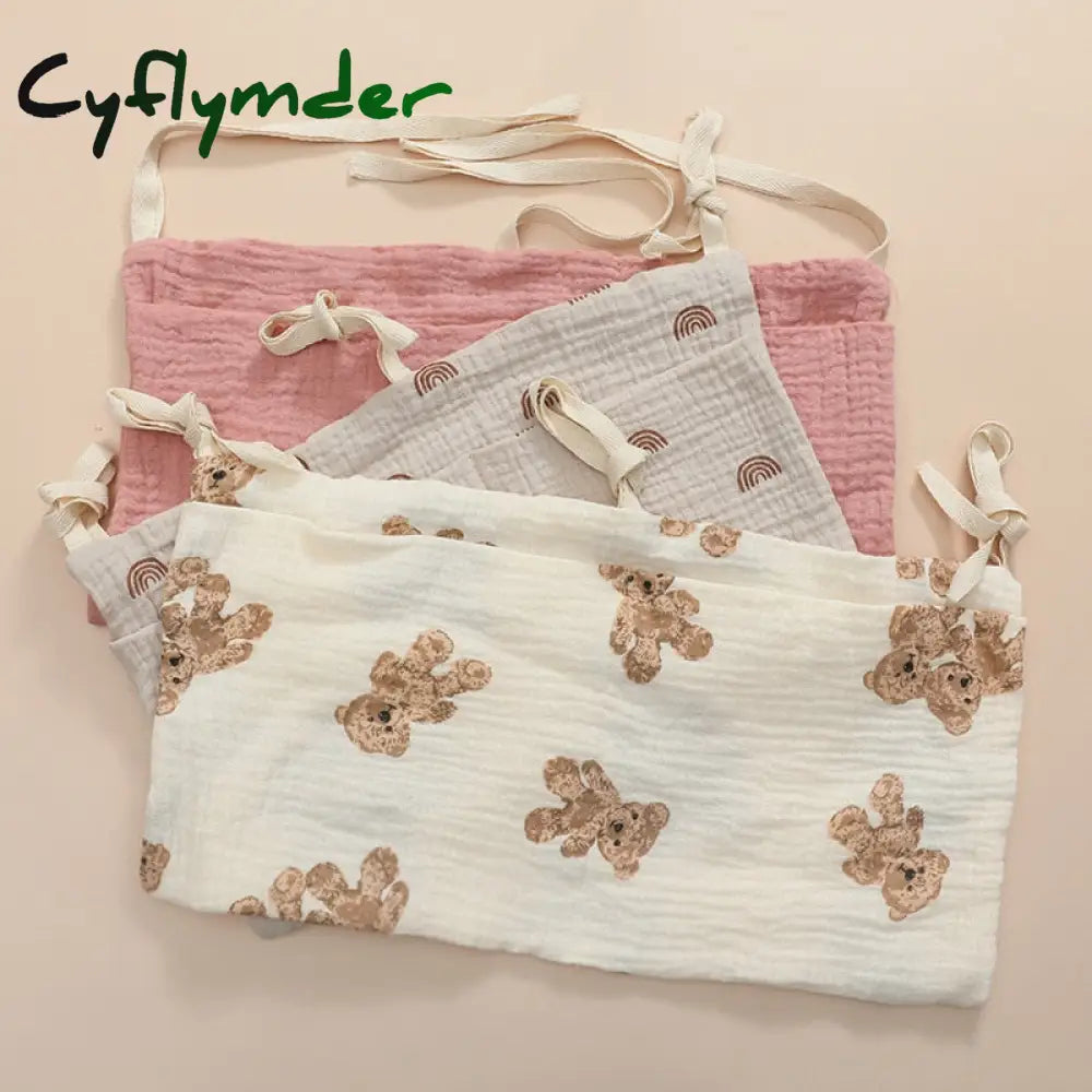 Cyflymder Portable Baby Crib Storage Bag Nappy Organizer Multifunctional Newborn Bed Headboard