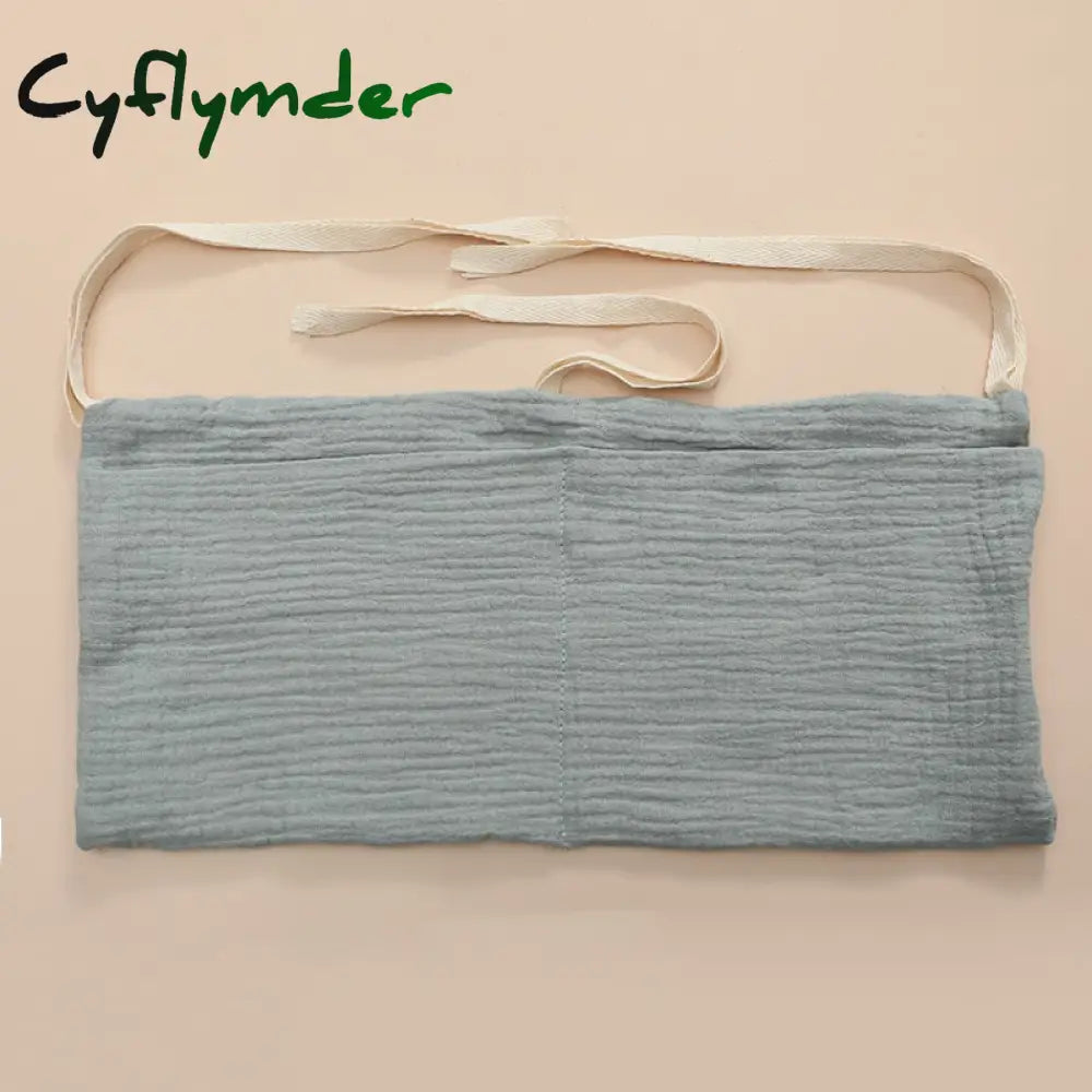 Cyflymder Portable Baby Crib Storage Bag Nappy Organizer Multifunctional Newborn Bed Headboard