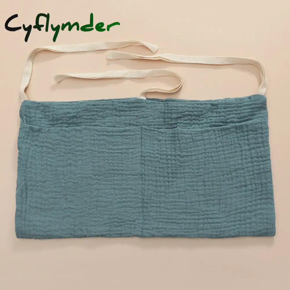 Cyflymder Portable Baby Crib Storage Bag Nappy Organizer Multifunctional Newborn Bed Headboard