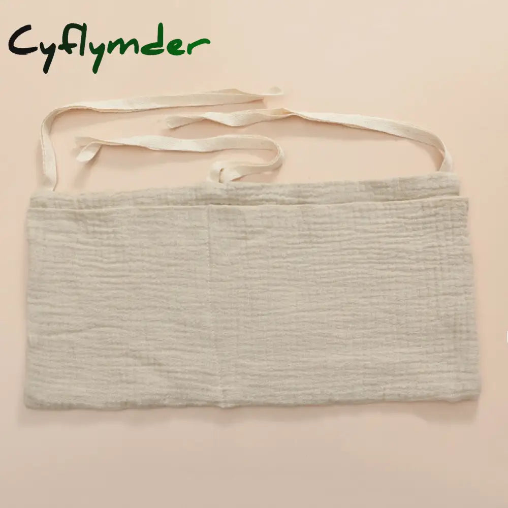 Cyflymder Portable Baby Crib Storage Bag Nappy Organizer Multifunctional Newborn Bed Headboard