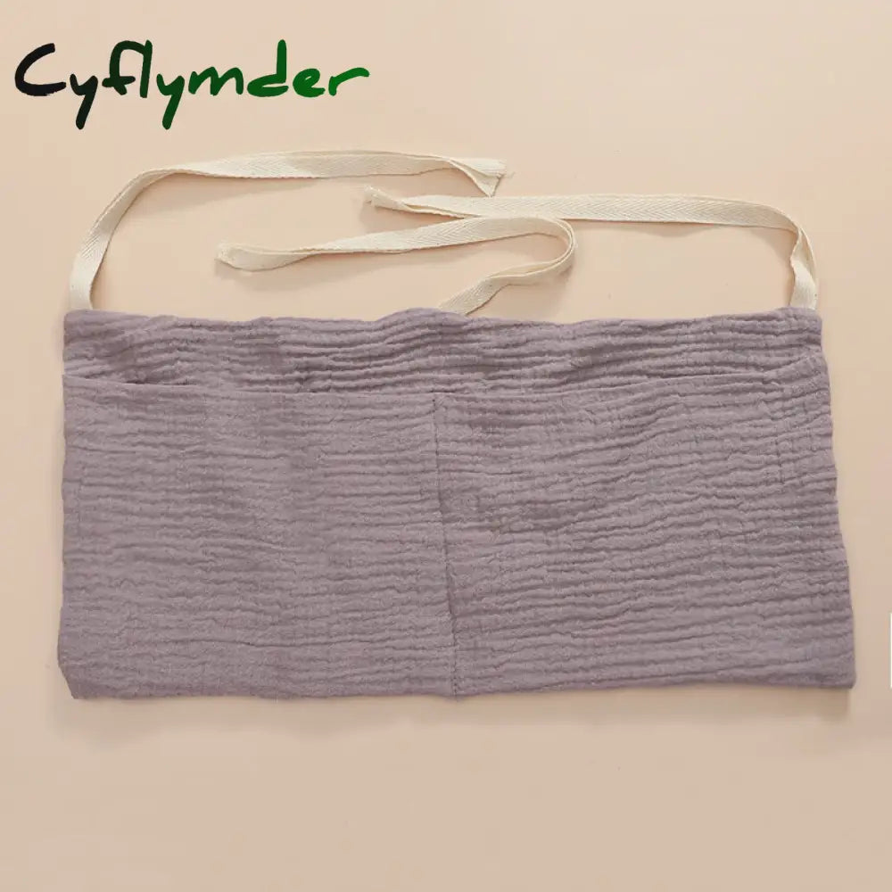 Cyflymder Portable Baby Crib Storage Bag Nappy Organizer Multifunctional Newborn Bed Headboard