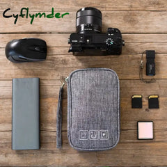 Cyflymder Portable Cable Digital Storage Bags Organizer Usb Gadgets Wires Charger Power Battery