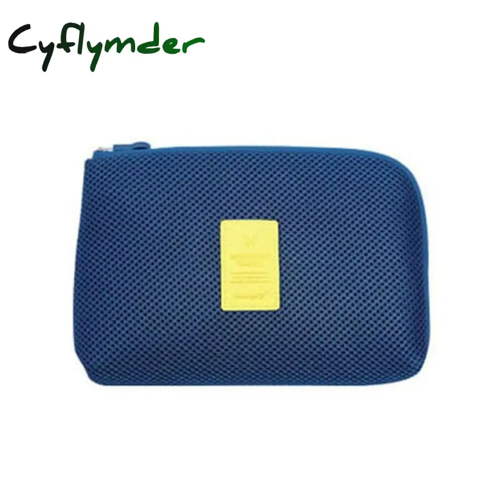 Cyflymder Portable Data Cable Storage Bag Earphone Wire Organizer Case For Headphone Line Headset