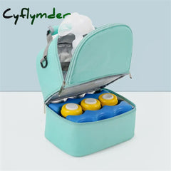 Cyflymder Portable Double Layer Cooler Lunch Bag Oxford Cloth Thermal Insulated Picnic Food Bento