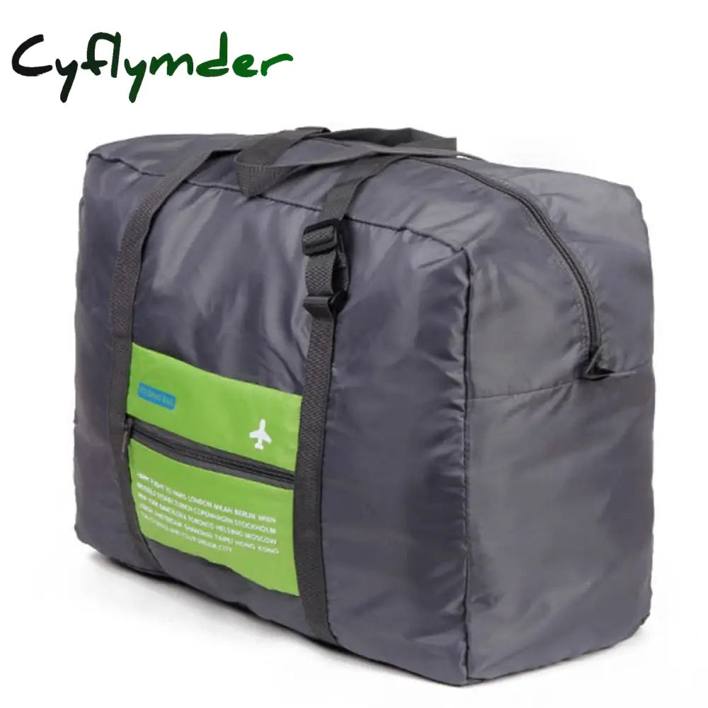 Cyflymder Portable Folding Casual Travel Bag Large Capacity Weekend Duffle Women Men Handbags