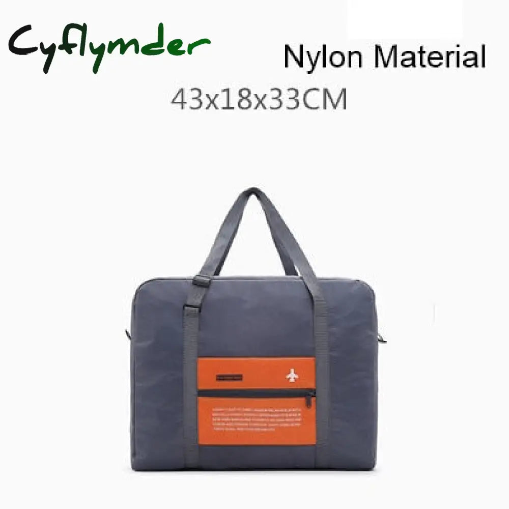 Cyflymder Portable Folding Casual Travel Bag Large Capacity Weekend Duffle Women Men Handbags