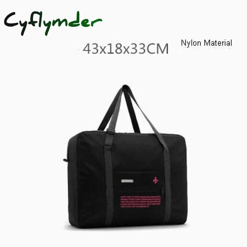 Cyflymder Portable Folding Casual Travel Bag Large Capacity Weekend Duffle Women Men Handbags