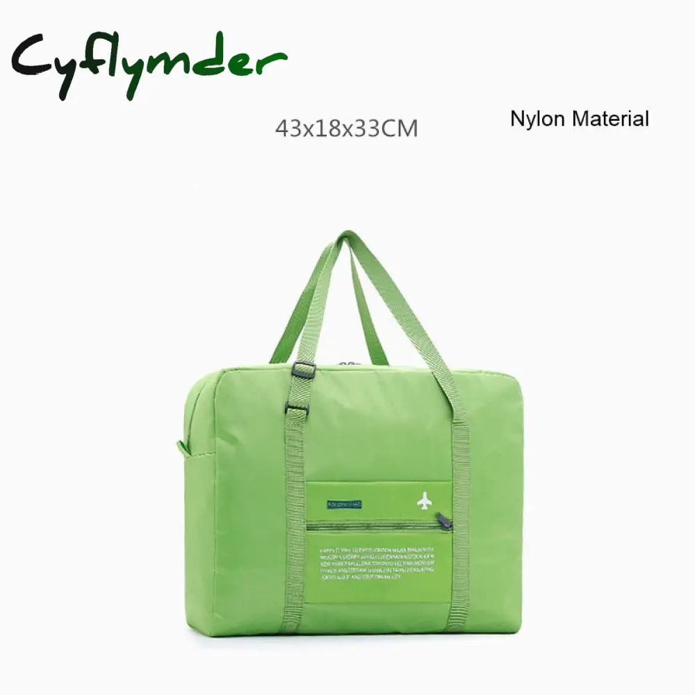 Cyflymder Portable Folding Casual Travel Bag Large Capacity Weekend Duffle Women Men Handbags