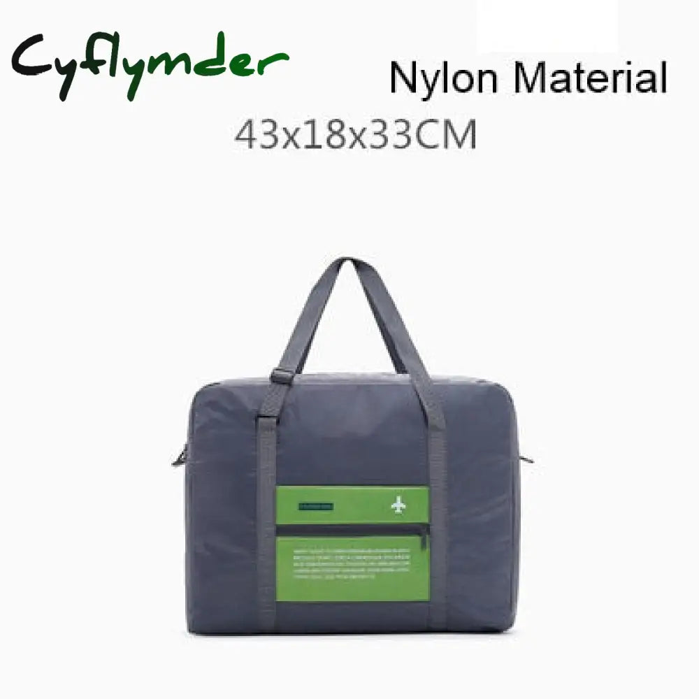 Cyflymder Portable Folding Casual Travel Bag Large Capacity Weekend Duffle Women Men Handbags