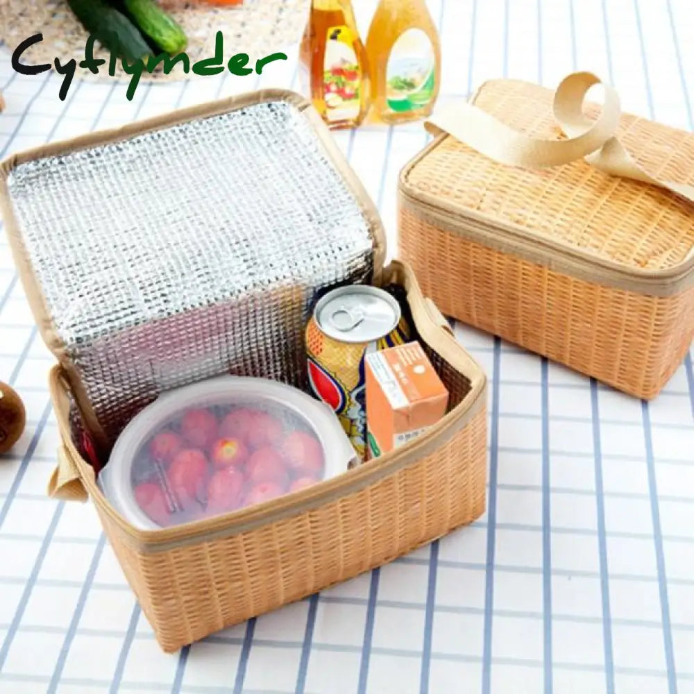 Cyflymder Portable Insulated Bag Waterproof Insulation Lunch Box Thermal Cooler Bags Food Picnic