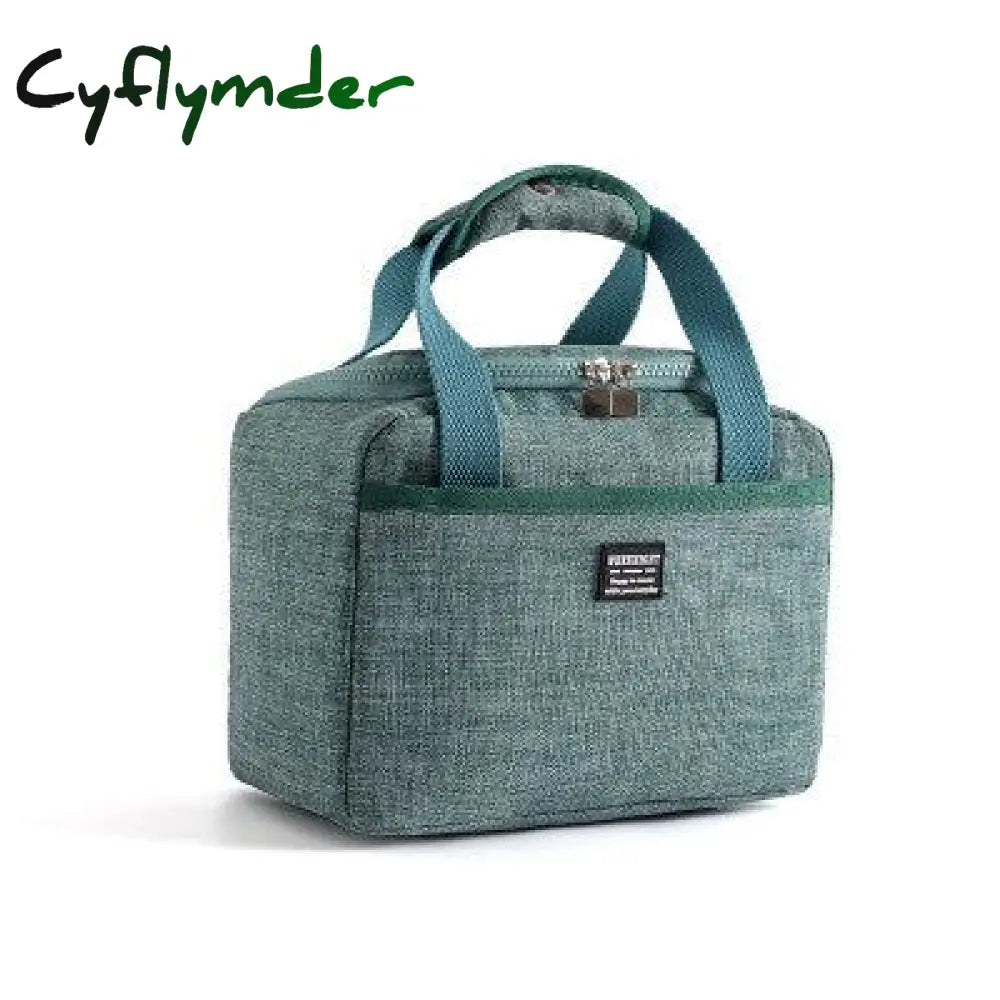 Cyflymder Portable Lunch Bag New Thermal Insulated Box Tote Cooler Handbag Bento Pouch Dinner