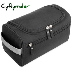 Cyflymder Portable Makeup Bag Unisex Capacity Waterproof Cosmetic Organizer Toiletry Hanging Case