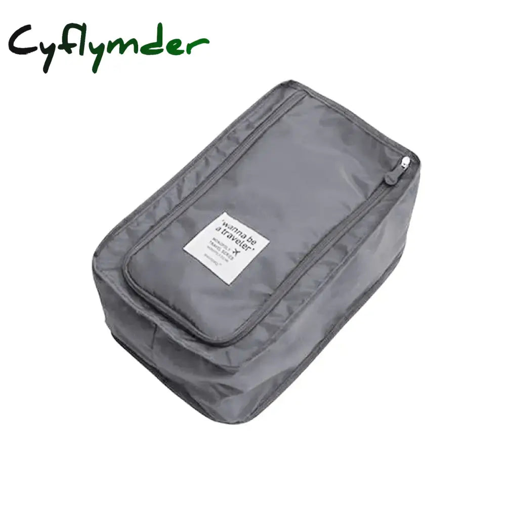 Cyflymder Portable Storage Bag Multi-Functional Travel Essential Cosmetic Toiletries Underwear Shoe