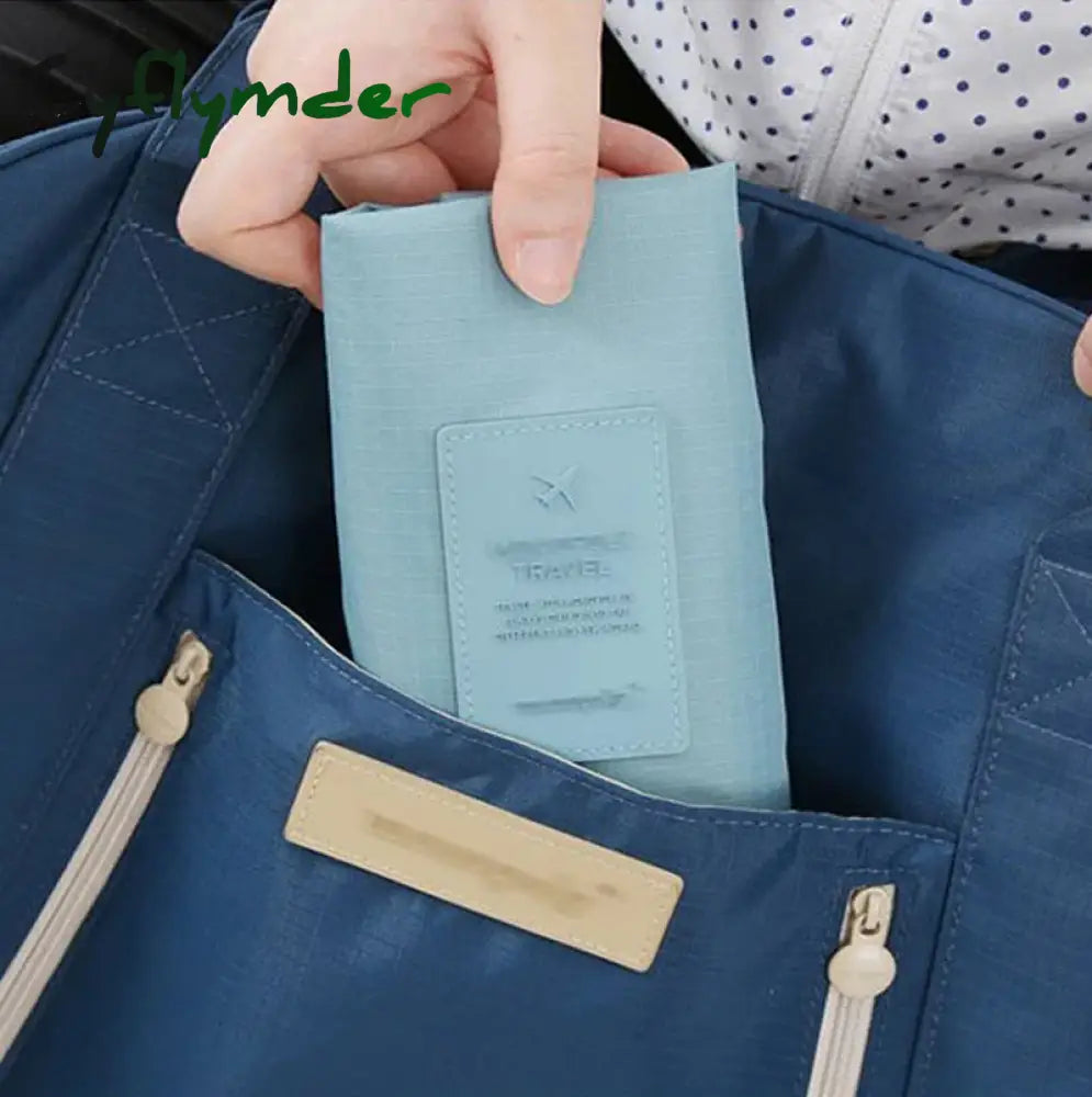 Cyflymder Portable Storage Bag Multi-Functional Travel Essential Cosmetic Toiletries Underwear Shoe