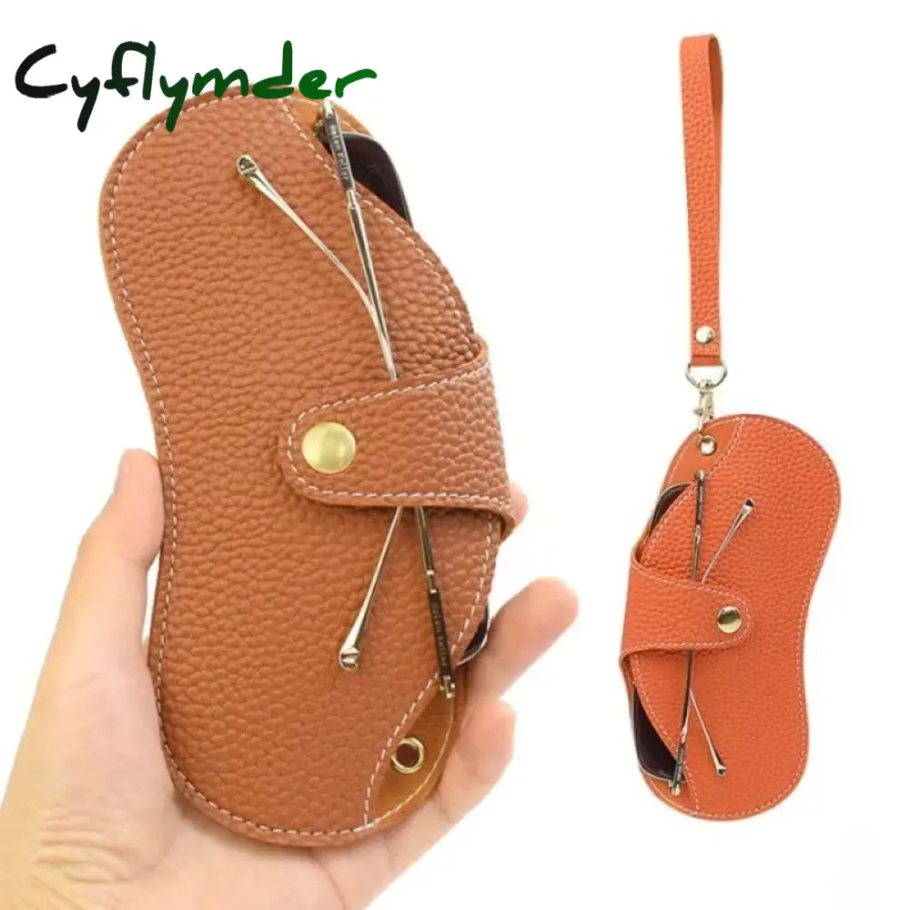 Cyflymder Portable Sunglasses Bag Anti-Pressure Ins Storage Myopia Glasses Protective Sleeve Simple