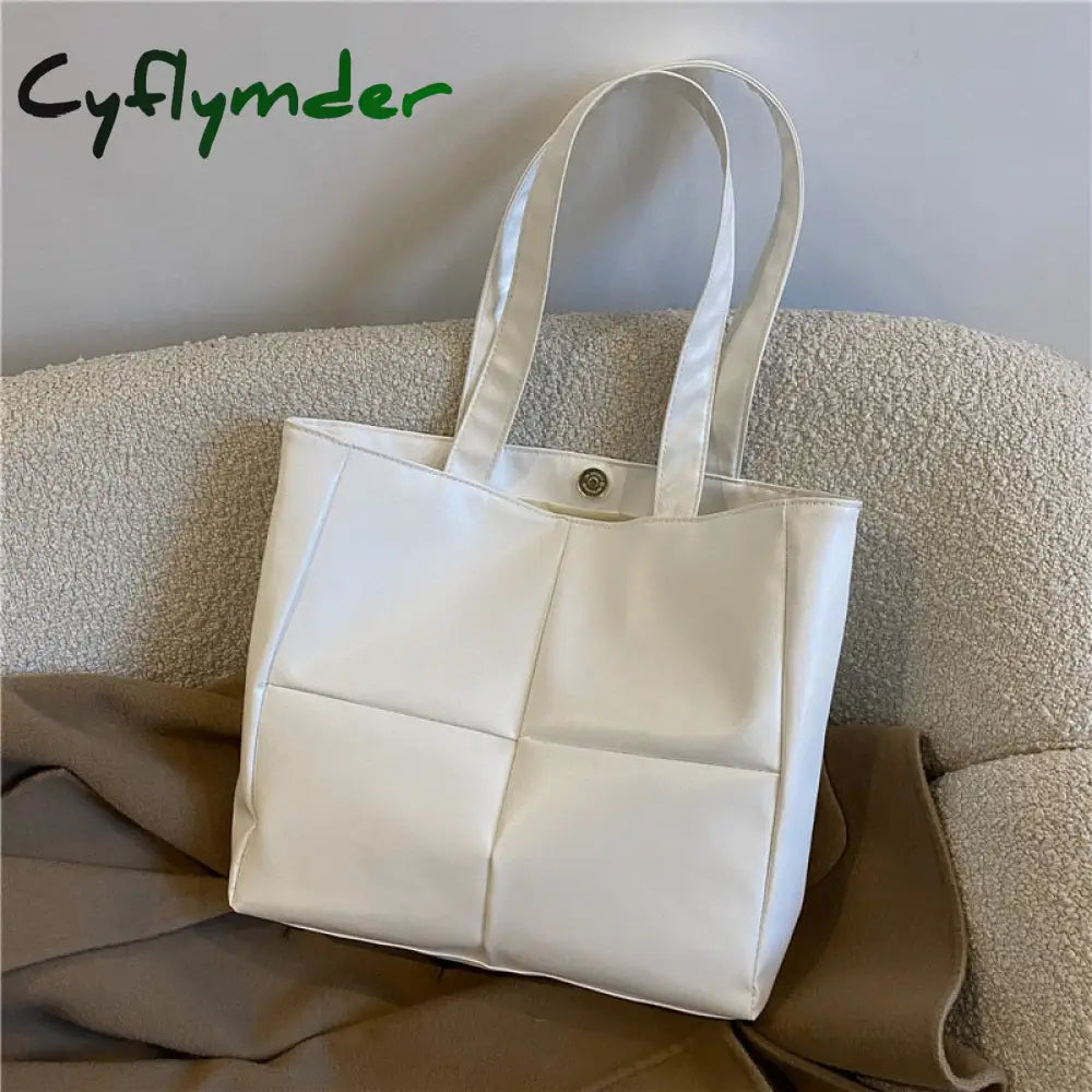 Cyflymder Portable Women Cotton Padded Nylon Large Capacity Travel Handbag Fashion Autumn Winter