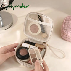 Cyflymder Portable Women’s Mini Cosmetic Bags Girls Makeup Lipsticks Storage Pouch Sanitary Pads